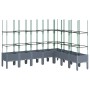 Planter with gray PP trellis 200x160x142.5 cm by vidaXL, Pots and planters - Ref: Foro24-367971, Price: 155,99 €, Discount: %