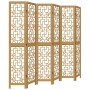 6-panel partition screen solid brown paulownia wood by vidaXL, Room dividers - Ref: Foro24-358875, Price: 130,64 €, Discount: %