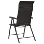 Folding garden chairs 2 pcs synthetic rattan black coffee by vidaXL, Garden chairs - Ref: Foro24-4007139, Price: 140,99 €, Di...