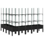 Planter with trellis PP black 200x160x142.5 cm by vidaXL, Pots and planters - Ref: Foro24-367973, Price: 155,46 €, Discount: %