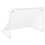 Portería de fútbol acero blanco 122x81x81 cm de vidaXL, Porterías de fútbol - Ref: Foro24-4007966, Precio: 34,96 €, Descuento: %