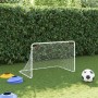 Portería de fútbol acero blanco 122x81x81 cm de vidaXL, Porterías de fútbol - Ref: Foro24-4007966, Precio: 34,96 €, Descuento: %