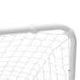 Portería de fútbol acero blanco 122x81x81 cm de vidaXL, Porterías de fútbol - Ref: Foro24-4007966, Precio: 34,96 €, Descuento: %