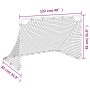 White steel soccer goal 122x81x81 cm by vidaXL, soccer goals - Ref: Foro24-4007966, Price: 38,99 €, Discount: %