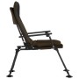 Taupe folding fishing chair with armrests by vidaXL, Garden chairs - Ref: Foro24-4006419, Price: 105,99 €, Discount: %