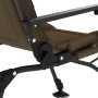 Taupe folding fishing chair with armrests by vidaXL, Garden chairs - Ref: Foro24-4006419, Price: 105,99 €, Discount: %