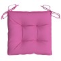 Cojines para silla 2 unidades tela rosa 40x40x7 cm de vidaXL, Cojines para sillas y sofás - Ref: Foro24-361501, Precio: 22,58...