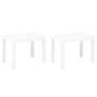 Garden benches 2 units white plastic by vidaXL, garden benches - Ref: Foro24-48780, Price: 75,18 €, Discount: %