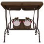 Rocking bench for children brown fabric 115x75x110 cm by vidaXL, Garden rockers - Ref: Foro24-48097, Price: 89,99 €, Discount: %