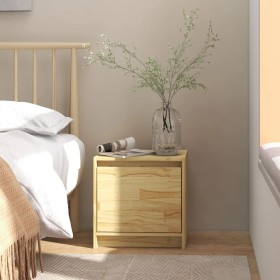 Mesita de noche madera maciza de pino 40x30,5x40 cm de vidaXL, Mesitas de noche - Ref: Foro24-808113, Precio: 33,64 €, Descue...