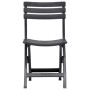 Folding garden chairs 2 units anthracite gray plastic by vidaXL, Garden chairs - Ref: Foro24-48787, Price: 87,70 €, Discount: %