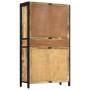 Untreated solid mango wood sideboard 100x40x175 cm by vidaXL, Sideboards - Ref: Foro24-351709, Price: 591,99 €, Discount: %