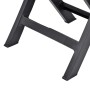 Folding garden chairs 2 units anthracite gray plastic by vidaXL, Garden chairs - Ref: Foro24-48787, Price: 76,76 €, Discount: %