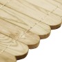 Rollo de borde de madera de pino impregnada verde 120 cm de vidaXL, Ribetes y bordes para jardín - Ref: Foro24-49105, Precio:...