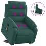 Dark Green Fabric Reclining Foot Massage Chair by vidaXL, Armchairs - Ref: Foro24-3204998, Price: 292,99 €, Discount: %