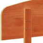Cabecero de cama madera maciza de pino marrón cera 120 cm | Foro24 | Onlineshop