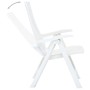 Reclining garden chairs, 2 units, white plastic by vidaXL, Garden chairs - Ref: Foro24-48760, Price: 168,41 €, Discount: %