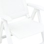 Reclining garden chairs, 2 units, white plastic by vidaXL, Garden chairs - Ref: Foro24-48760, Price: 168,41 €, Discount: %