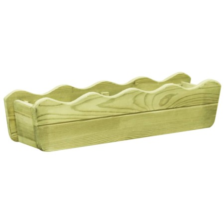 Impregnated pine wood flower bed 80x18x18 cm by vidaXL, Pots and planters - Ref: Foro24-49108, Price: 29,38 €, Discount: %