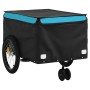 Bicycle trailer, black and blue, 45 kg, made of iron. by vidaXL, Bicycle trailers - Ref: Foro24-94114, Price: 75,99 €, Discou...