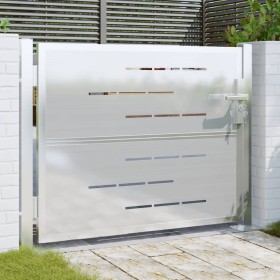 Stainless steel garden gate 100x75 cm by vidaXL, garden gates - Ref: Foro24-376480, Price: 130,99 €, Discount: %