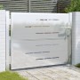 Stainless steel garden gate 100x75 cm by vidaXL, garden gates - Ref: Foro24-376480, Price: 130,29 €, Discount: %