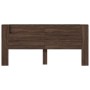 Bed headboard with LED light in brown oak 220x16.5x103.5 cm by vidaXL, Headboards and footboards - Ref: Foro24-839279, Price:...