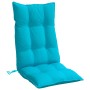 Cushions for high-back chairs 4 pcs turquoise Oxford fabric by vidaXL, Cushions for chairs and sofas - Ref: Foro24-377666, Pr...