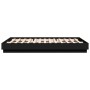 Engineered wood black bed frame 150x200 cm by vidaXL, Beds and slatted bases - Ref: Foro24-3209850, Price: 141,99 €, Discount: %