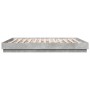 Engineered wood bed frame in gray concrete 180x200cm by vidaXL, Beds and slatted bases - Ref: Foro24-3209838, Price: 132,74 €...