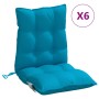 Cushions for low back chair 6 pcs light blue Oxford fabric by vidaXL, Cushions for chairs and sofas - Ref: Foro24-377685, Pri...