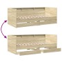 Tumbona con cajones madera ingeniería roble Sonoma 90x190 cm