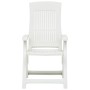 Reclining garden chairs 2 units white plastic by vidaXL, Garden chairs - Ref: Foro24-48763, Price: 229,97 €, Discount: %