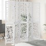 5-panel solid Paulownia wood white room divider by vidaXL, Room dividers - Ref: Foro24-358743, Price: 140,65 €, Discount: %