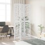 Three-panel solid Paulownia wood room divider screen in white. by vidaXL, Room dividers - Ref: Foro24-358736, Price: 102,35 €...