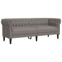 Chesterfield sofa, 3-seater, taupe gray fabric by vidaXL, Sofas - Ref: Foro24-372561, Price: 305,99 €, Discount: %