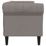 Chesterfield sofa, 3-seater, taupe gray fabric by vidaXL, Sofas - Ref: Foro24-372561, Price: 305,99 €, Discount: %