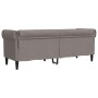 Chesterfield sofa, 3-seater, taupe gray fabric by vidaXL, Sofas - Ref: Foro24-372561, Price: 305,99 €, Discount: %