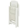 Reclining garden chairs 2 units white plastic by vidaXL, Garden chairs - Ref: Foro24-48763, Price: 229,97 €, Discount: %