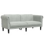 2-Sitzer-Sofa hellgrauer Samt von vidaXL, Sofas - Ref: Foro24-372575, Preis: 248,99 €, Rabatt: %