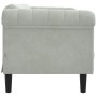 Light gray velvet 2-seater sofa by vidaXL, Sofas - Ref: Foro24-372575, Price: 248,99 €, Discount: %