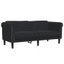 2-Sitzer-Sofa aus schwarzem Samt von vidaXL, Sofas - Ref: Foro24-372580, Preis: 295,34 €, Rabatt: %