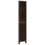 4-panel dark brown paulownia wood room divider by vidaXL, Room dividers - Ref: Foro24-358659, Price: 95,99 €, Discount: %