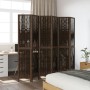 6-panel dark brown paulownia wood room divider by vidaXL, Room dividers - Ref: Foro24-358667, Price: 139,07 €, Discount: %