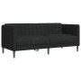 Two-seater black fabric sofa by vidaXL, Sofas - Ref: Foro24-372606, Price: 272,99 €, Discount: %