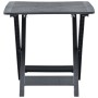 Mesa de jardín plegable de plástico gris antracita 79x72x70 cm de vidaXL, Mesas de jardín - Ref: Foro24-48792, Precio: 69,60 ...