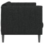 Two-seater black fabric sofa by vidaXL, Sofas - Ref: Foro24-372606, Price: 272,99 €, Discount: %