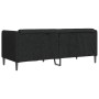 Two-seater black fabric sofa by vidaXL, Sofas - Ref: Foro24-372606, Price: 272,99 €, Discount: %