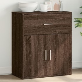 Engineered wood brown oak sideboard 60x31x70 cm by vidaXL, Sideboards - Ref: Foro24-840470, Price: 68,93 €, Discount: %