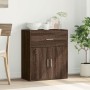 Engineered wood brown oak sideboard 60x31x70 cm by vidaXL, Sideboards - Ref: Foro24-840470, Price: 68,99 €, Discount: %